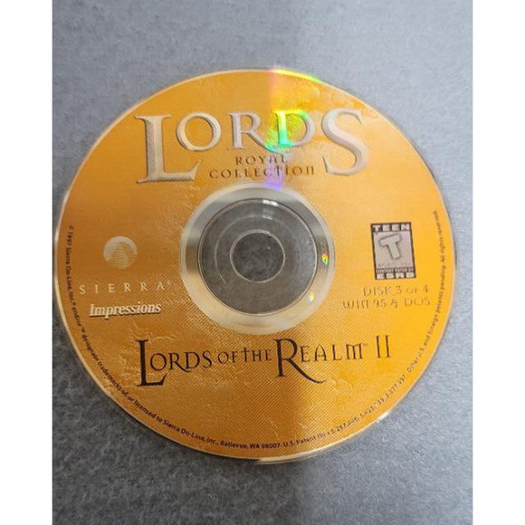Lords Royal‎ Collection PC Game Map 5 Manuals Reference Card PC in Original Box - Picture 9 of 9